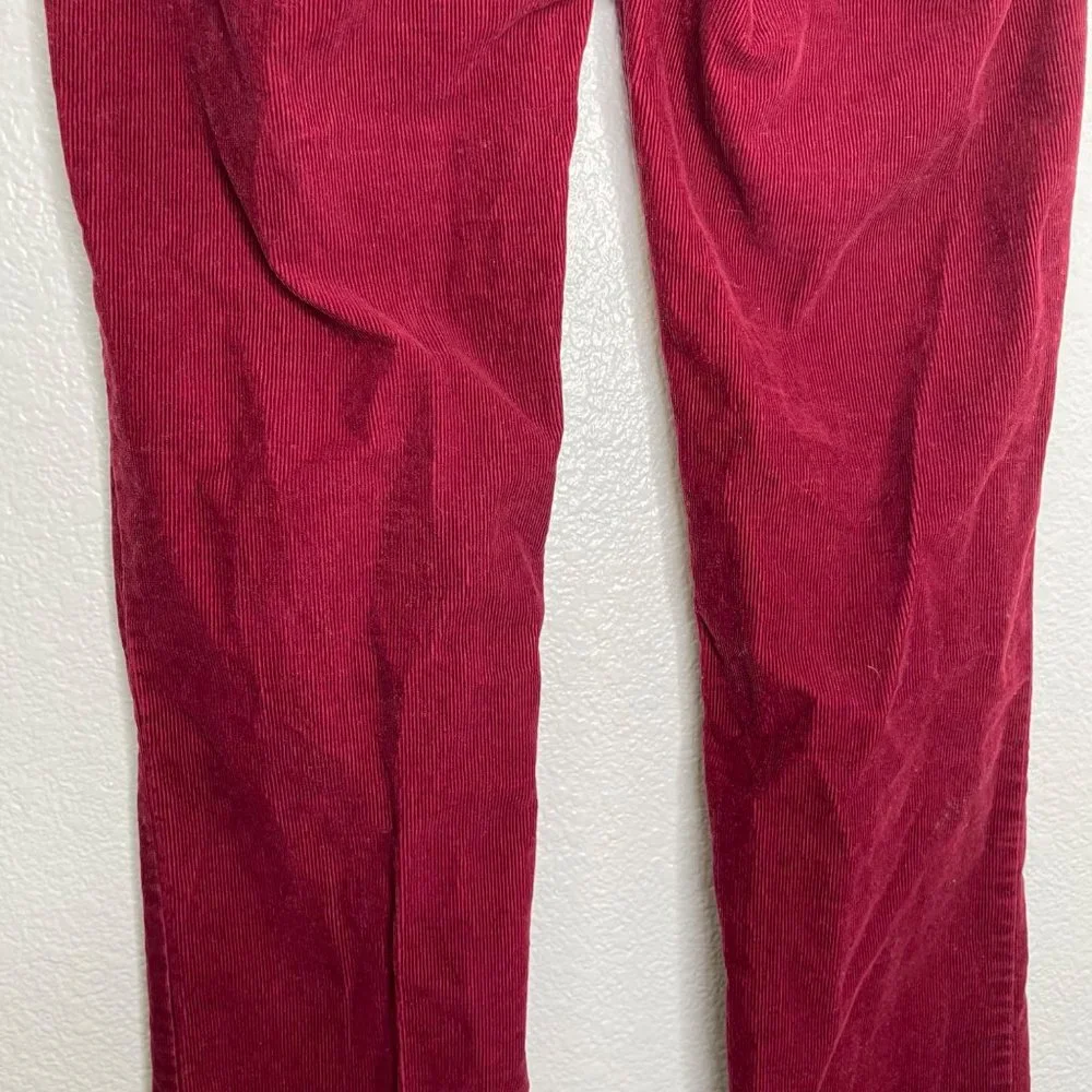 J.Crew Women's Size 0R Red Corduroy Bootcut Pants - Picture 12 of 14
